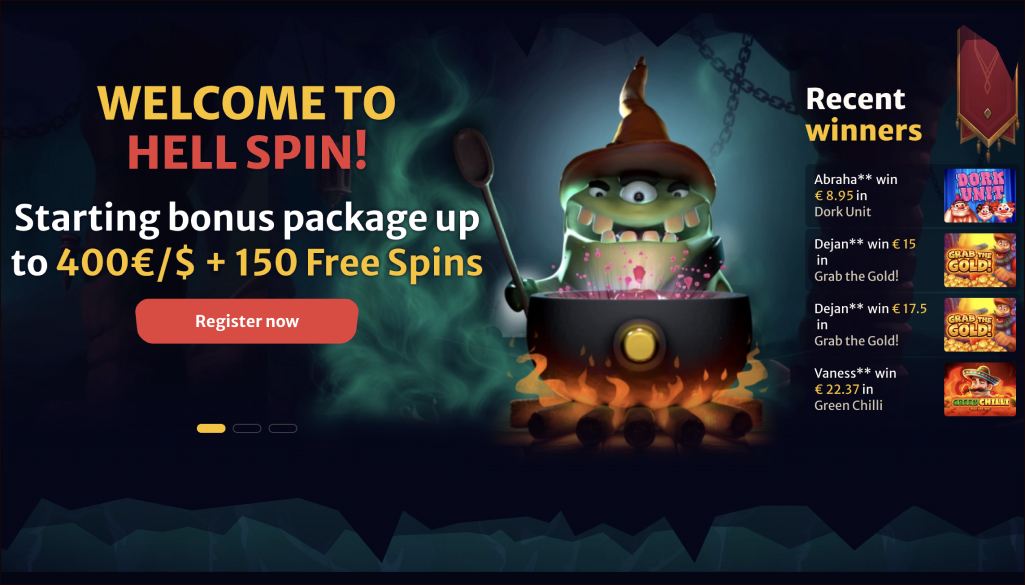 Hell Spin Casino Welcome Bonus