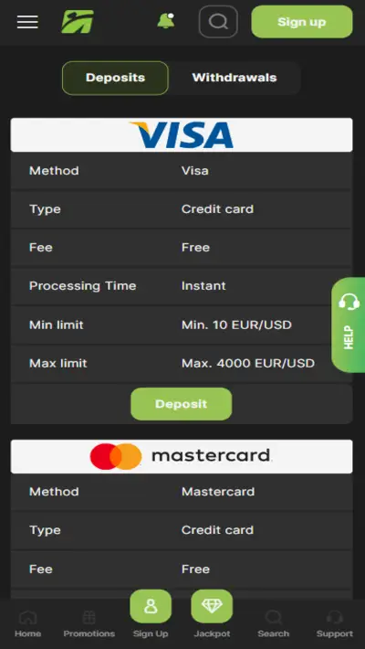 Fastpay casino payments mobile