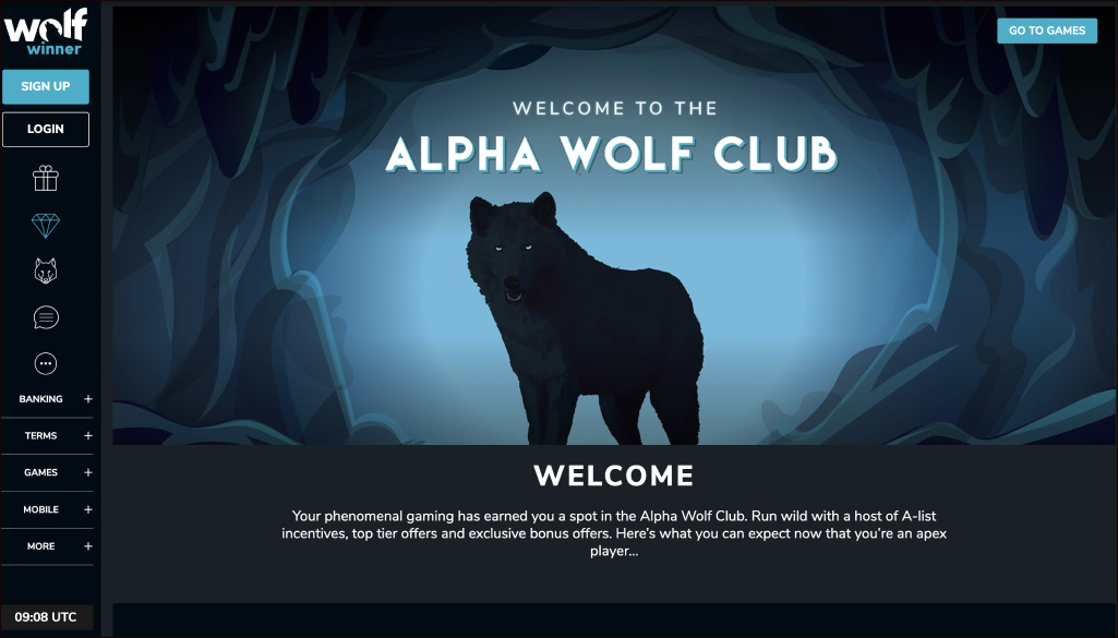 Wolf Winner VIP Program