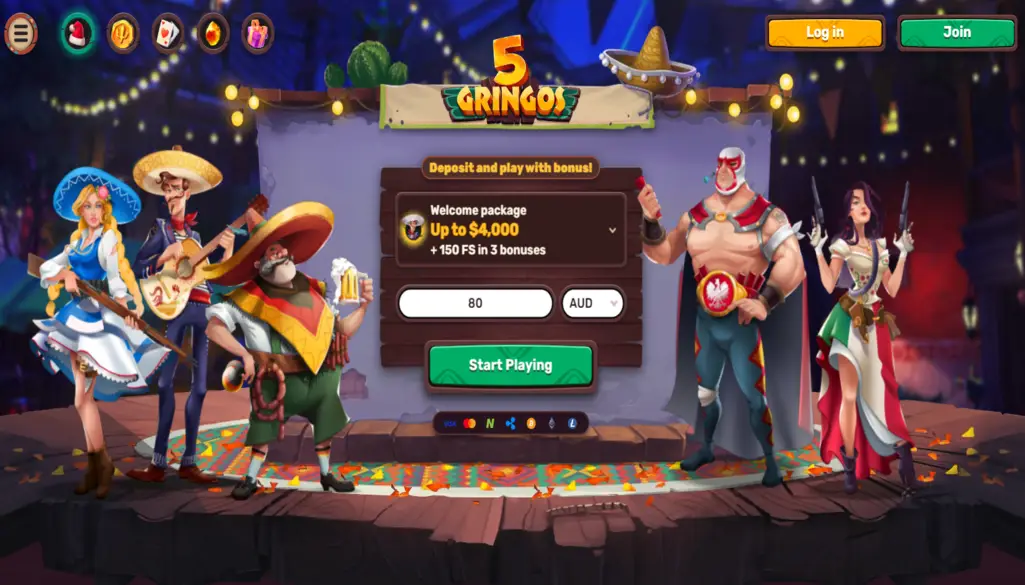 About 5Gringos Casino