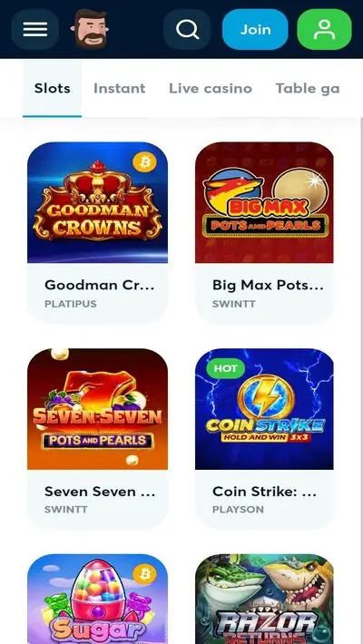 Goodman games mobile