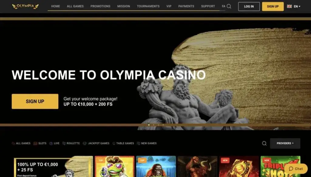 Olympia casino site