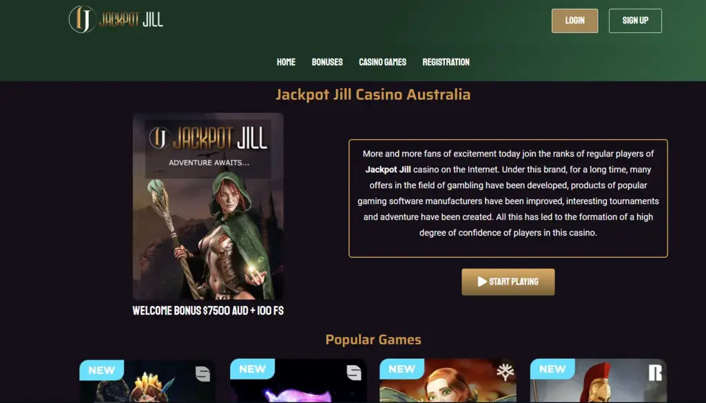 About Jackpot Jill Casino Australia